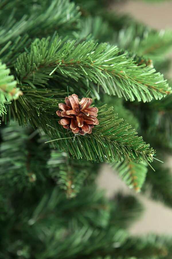 Umetno božično drevo z borovimi storži PREMIUM | 1,9 m