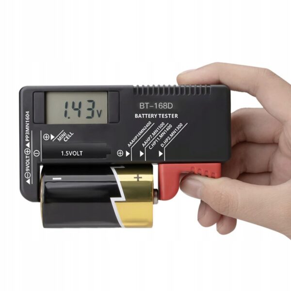 Univerzalni tester baterij - 11x6x2,5 cm
