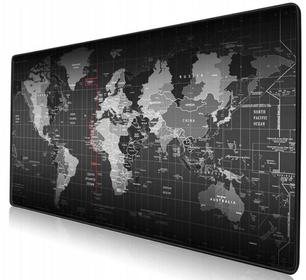 Velika namizna podloga - zemljevid sveta | 90x40cm