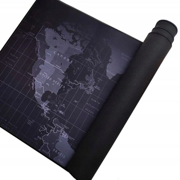 Velika namizna podloga - zemljevid sveta | 90x40cm