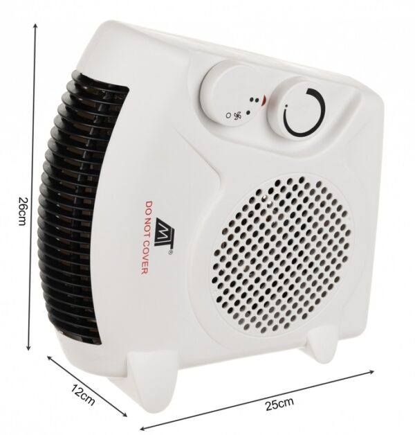Ventilatorski grelnik - 2000 W | bela