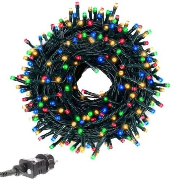 Božične lučke 200 LED 23m | barvne