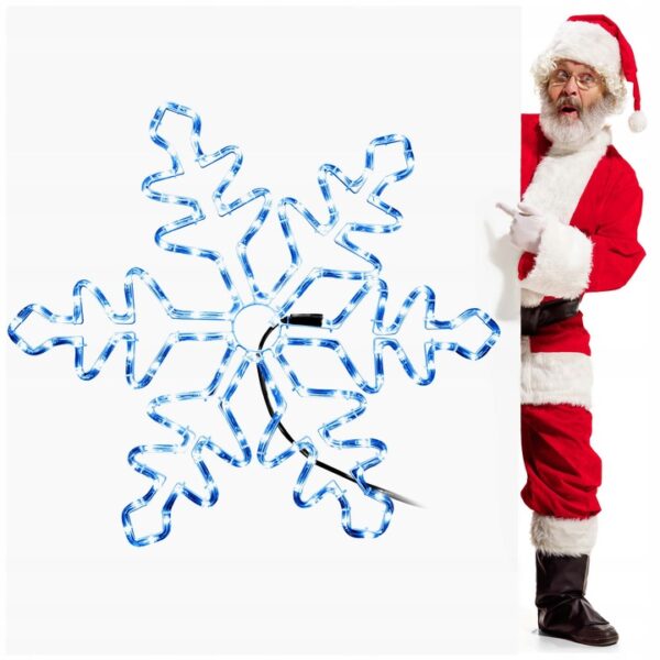 Božične lučke - snežinke | 110 LED 65cm