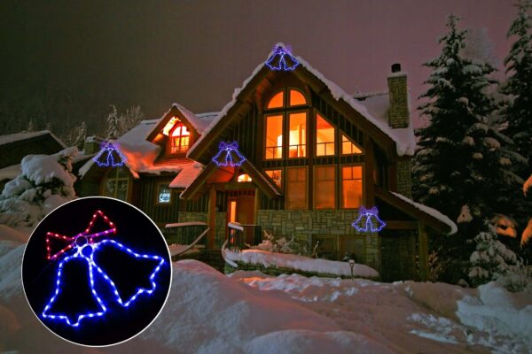 Božične lučke - zvončki | 72 LED XXL