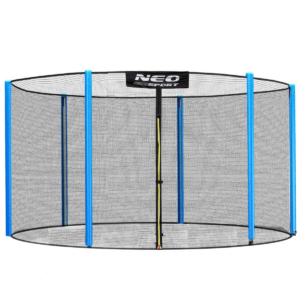 Trajna mreža za zunanje trampoline za 6 stojal. Mreža je zasnovana za trampoline dolžine 183 cm.