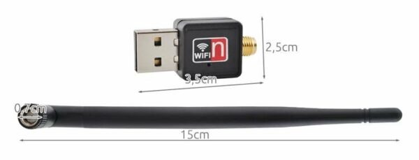 Adapter WiFi USB - antena | 600Mbps