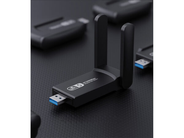 Adapter USB Wifi - do 866 Mb/s | Črna