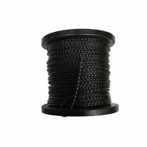 Črna vrvica za krtačo - 100 m - 2,4 mm² | KD11857