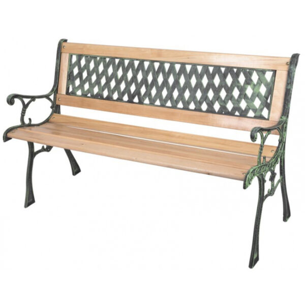 Vrtna lesena klop GODIVA 122x54x73 cm