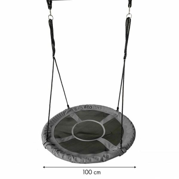 Vrtna gugalnica štorklja | siva 100cm