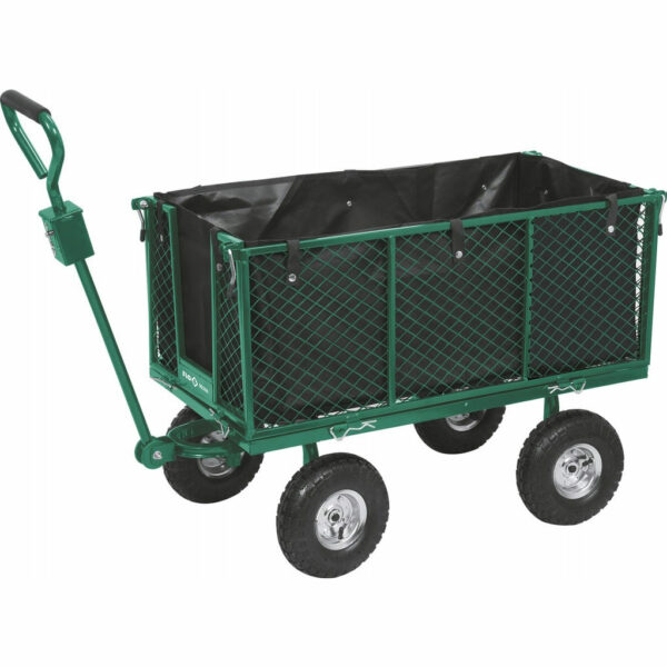 Vrtni zložljivi voziček + ponjava | nosilnost 300 kg