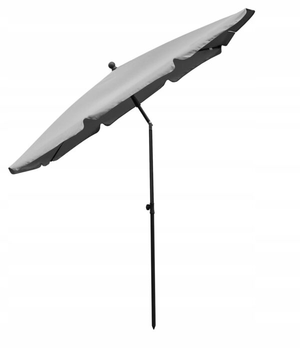 Vrtni senčnik - pravokotni dežnik 130x200cm | siva