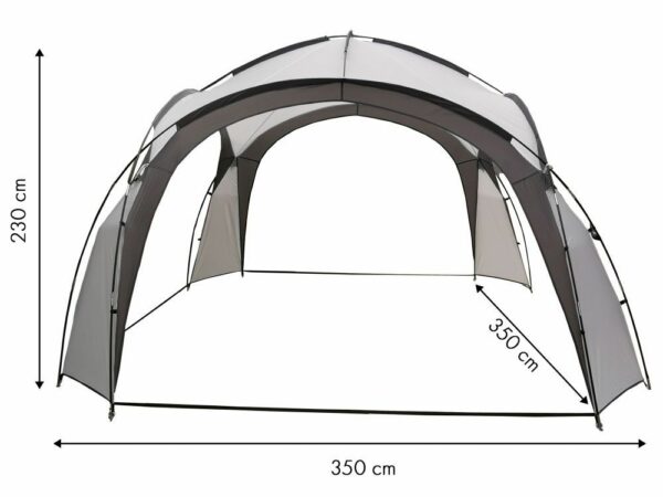 Vrtni šotor 3,5 x 3,5 m | gazebo za gostinske storitve