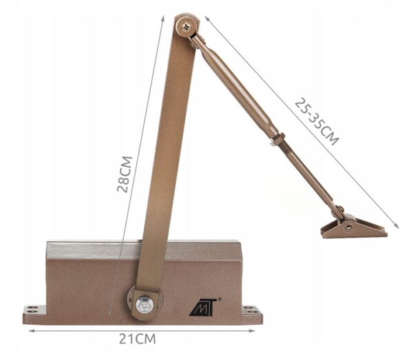 Zapiralec vrat 65-80 kg | rjava