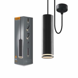 LED viseča svetilka GU10-TATUM - črna | VIDEX