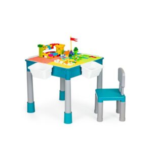 Otroška igralna miza s stolom