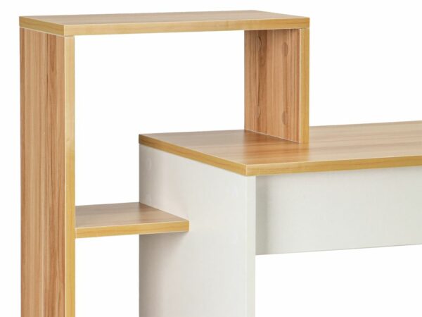 Pisarniška miza s policami | lesena