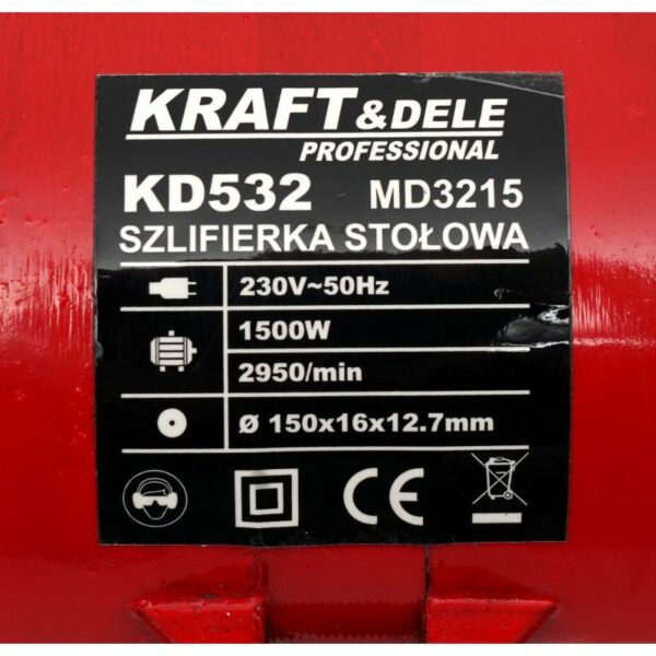 Namizni brusilnik - dvojni disk 1500W | KD532