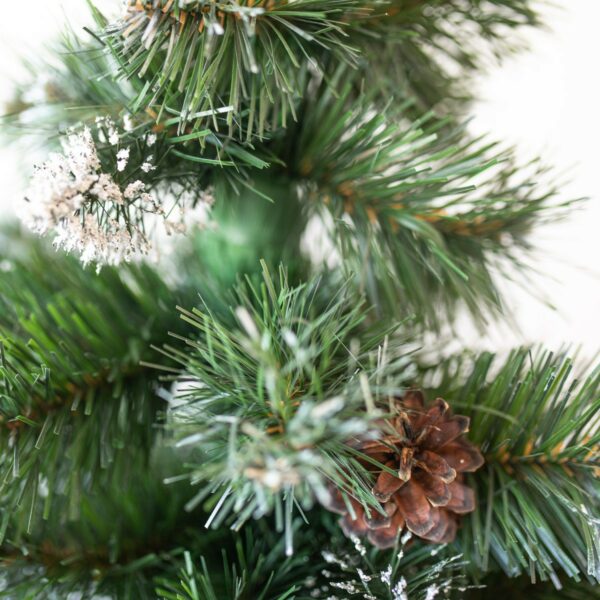 Umetno božično drevo borovec srebrni stožec ECONOMIC | 180 cm