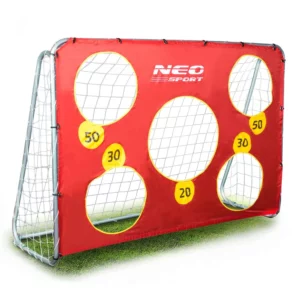 Nogometni gol, 215 x 153 x 76 cm, + natančna podloga | Neo-Sport idealen za nogometne šole na vseh ravneh ter za igranje v zaprtih prostorih in na prostem.