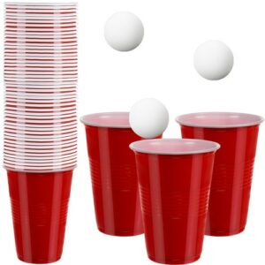 Igra Beer Pong, 50 rdečih skodelic, Ruhhy | 21232