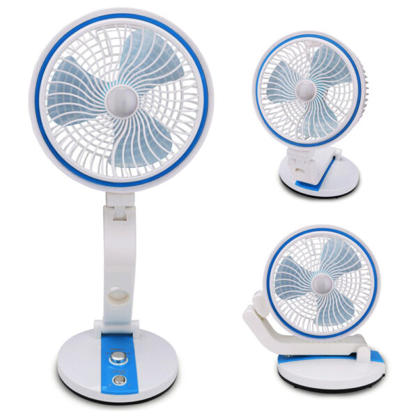 Prenosni zložljivi ventilator + LED svetilka