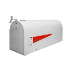 Ameriški poštni nabiralnik, 48 x 18 x 22,5 mm, bel | Dema