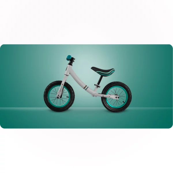 Otroško kolo za ravnotežje, sivo in turkizno | Ricokids