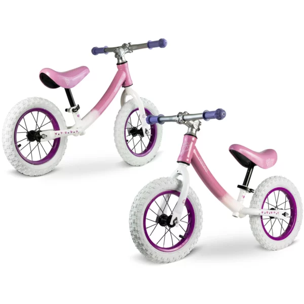 Otroško kolo za ravnotežje, Ricokids | bela in roza