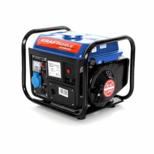 Električni generator 12/230V 800W KD109N | modra - prenosni bencinski električni generator z največjo močjo do 1200 W in rezervoarjem za 4 L bencina.