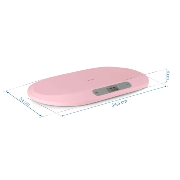 Elektronska tehtnica za dojenčke - do 20 kg | roza