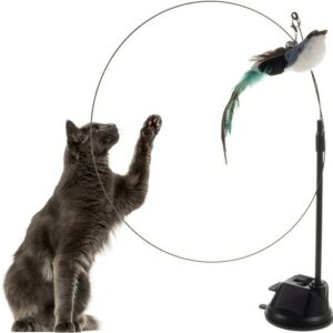 Hračka pre mačky s prísavkou, Purlov | 22099, je obľúbená,, pretože umožňuje vašej mačke byť samostatne aktívna.