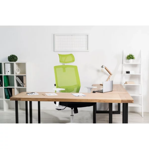 Pisarniški stol Rotar, vrtljiv, do 120 kg | zelena