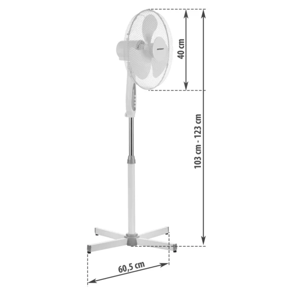 Talni ventilator Berdsen, bel | 355000