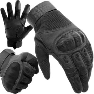 Taktične rokavice, na dotik, L, črne, Trizand | 21769