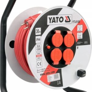 Yato Podaljševalni kabel na kolutu 30 m 4 vtičnice | YT-8106