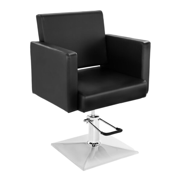 Frizerski stol brez naslona za noge Bedford- črn | Bedford Black