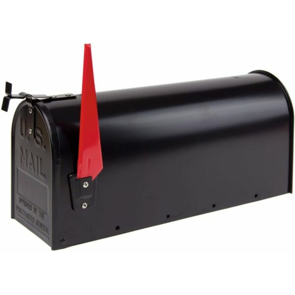 Ameriški poštni nabiralnik, 48 x 17 x 22,3 mm, črn | Dema
