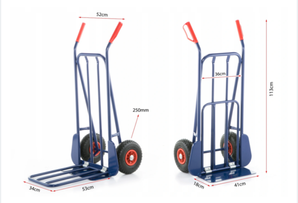 Zložljivi transportni voziček za 280 kg