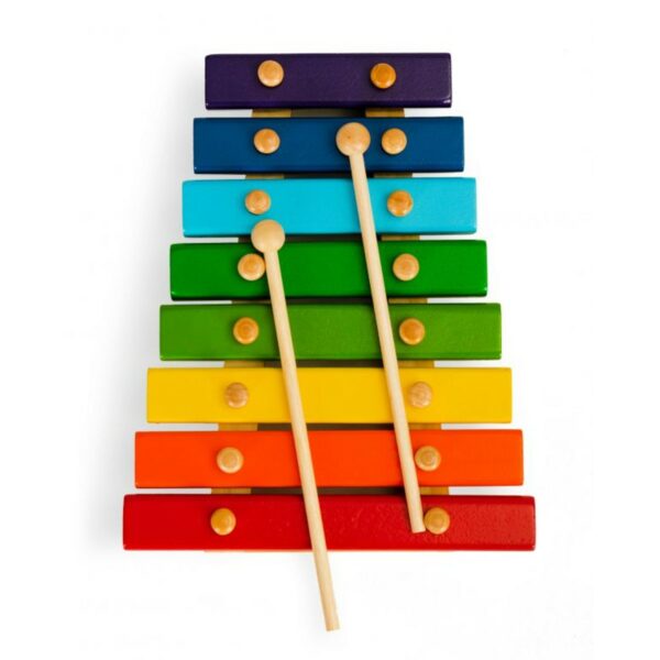 Otroški leseni ksilofon | +2 paličice
