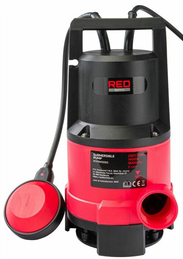 Črpalka za gnojevko RTPDW0050, 1400 W | RED TECHNIC