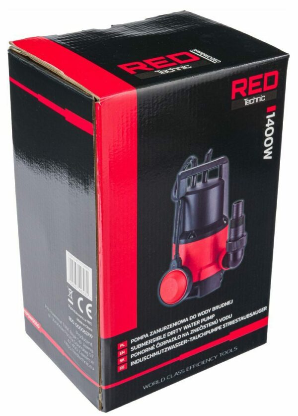 Črpalka za gnojevko RTPDW0050, 1400 W | RED TECHNIC