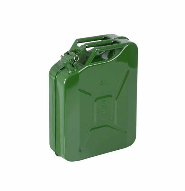 Kovinska posoda za gorivo JerryCan LD20, zelena | 20 litrov