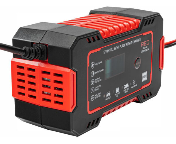 Polnilec avtomobilskih akumulatorjev RTPM0074, 12V | RED TECHNIC