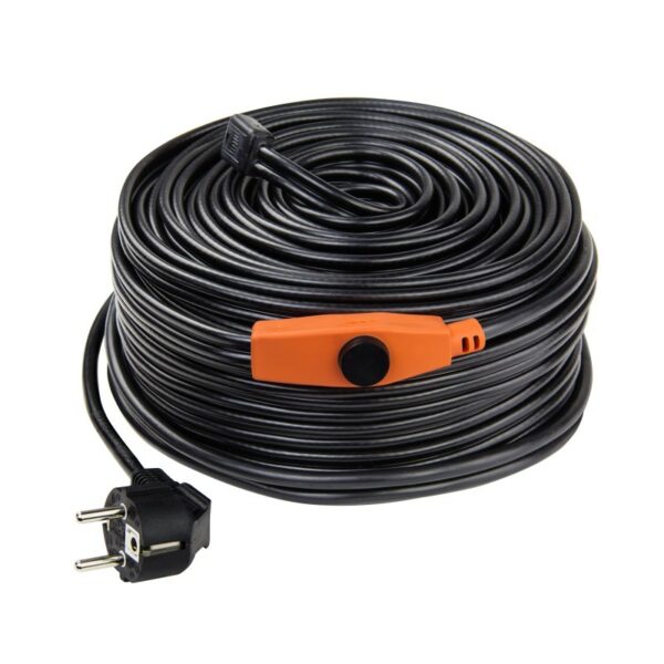 Grelni kabel za zaščito pred zmrzaljo, s termostatom | 18 m