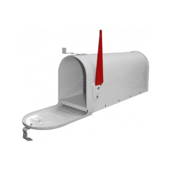 Ameriški poštni nabiralnik, 48 x 18 x 22,5 mm, bel | Dema