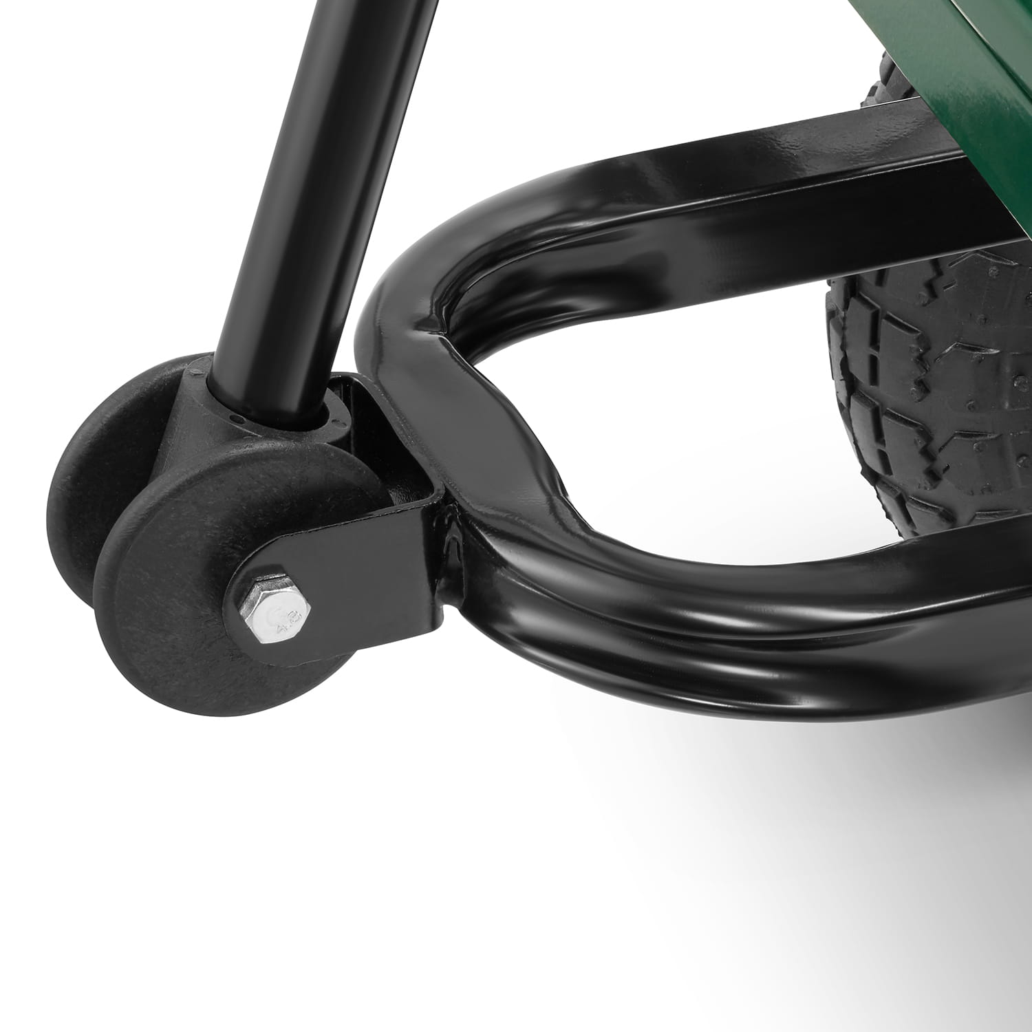 Voziček za prevoz vrtnin - 450 kg | ponjava z ročaji