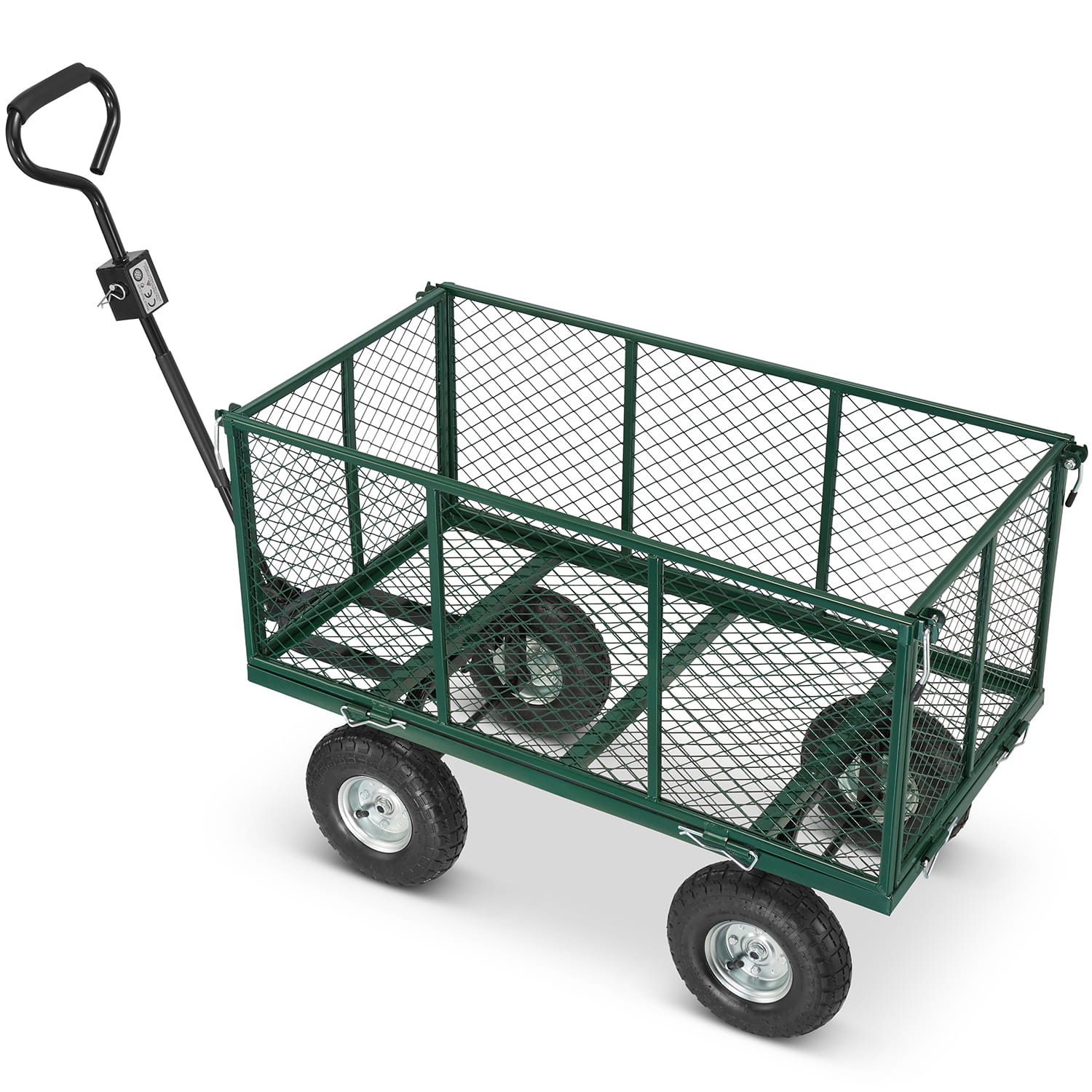 Voziček za prevoz vrtnin - 450 kg | ponjava z ročaji