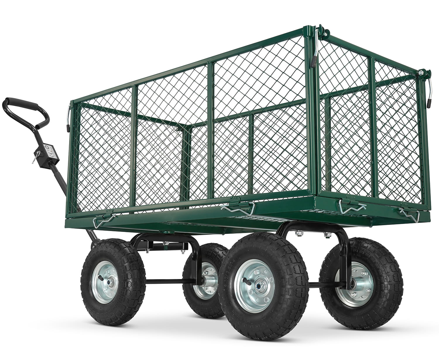 Voziček za prevoz vrtnin - 450 kg | ponjava z ročaji