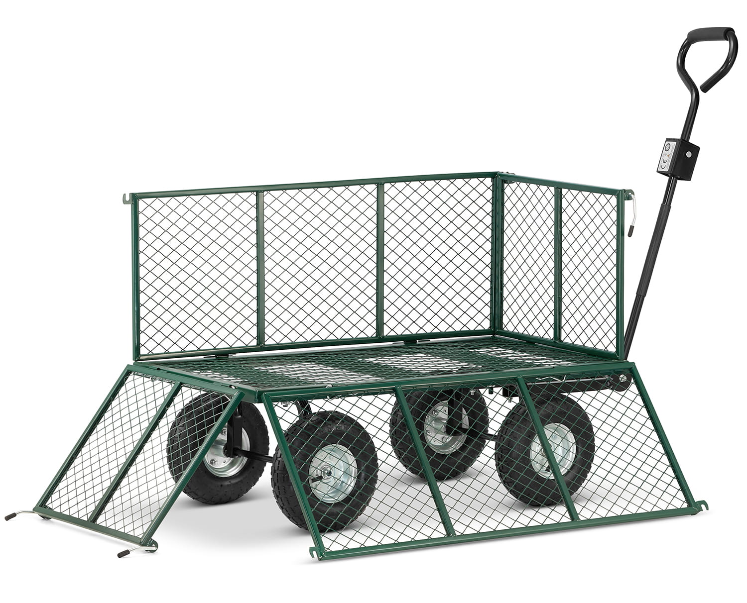 Voziček za prevoz vrtnin - 450 kg | ponjava z ročaji